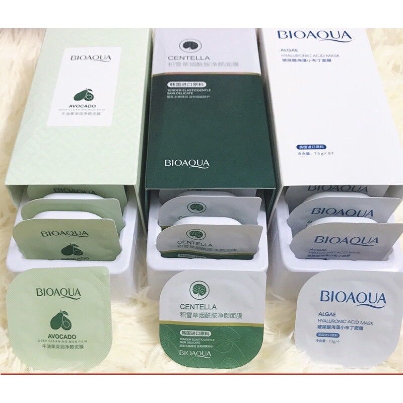 Mặt nạ bùn đất sét BIOAQUA dưỡng ẩm trắng da