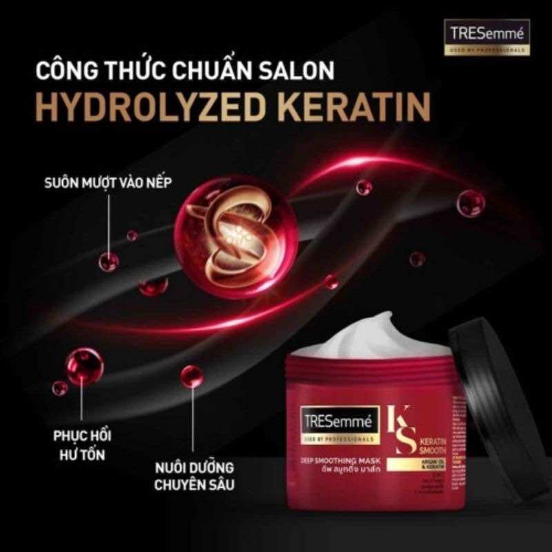 (50g) Kem ủ Tresemme Keratin Smooth/ Rebond