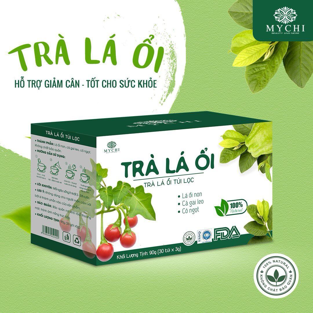 TRÀ TÚI LỌC LÁ ỔI GIẢM CÂN,DỂ UỐNG