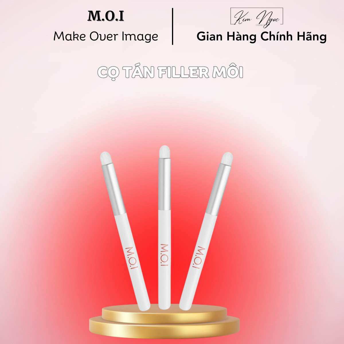 Cọ tán son môi MOI lông mềm mượt, dễ đánh son