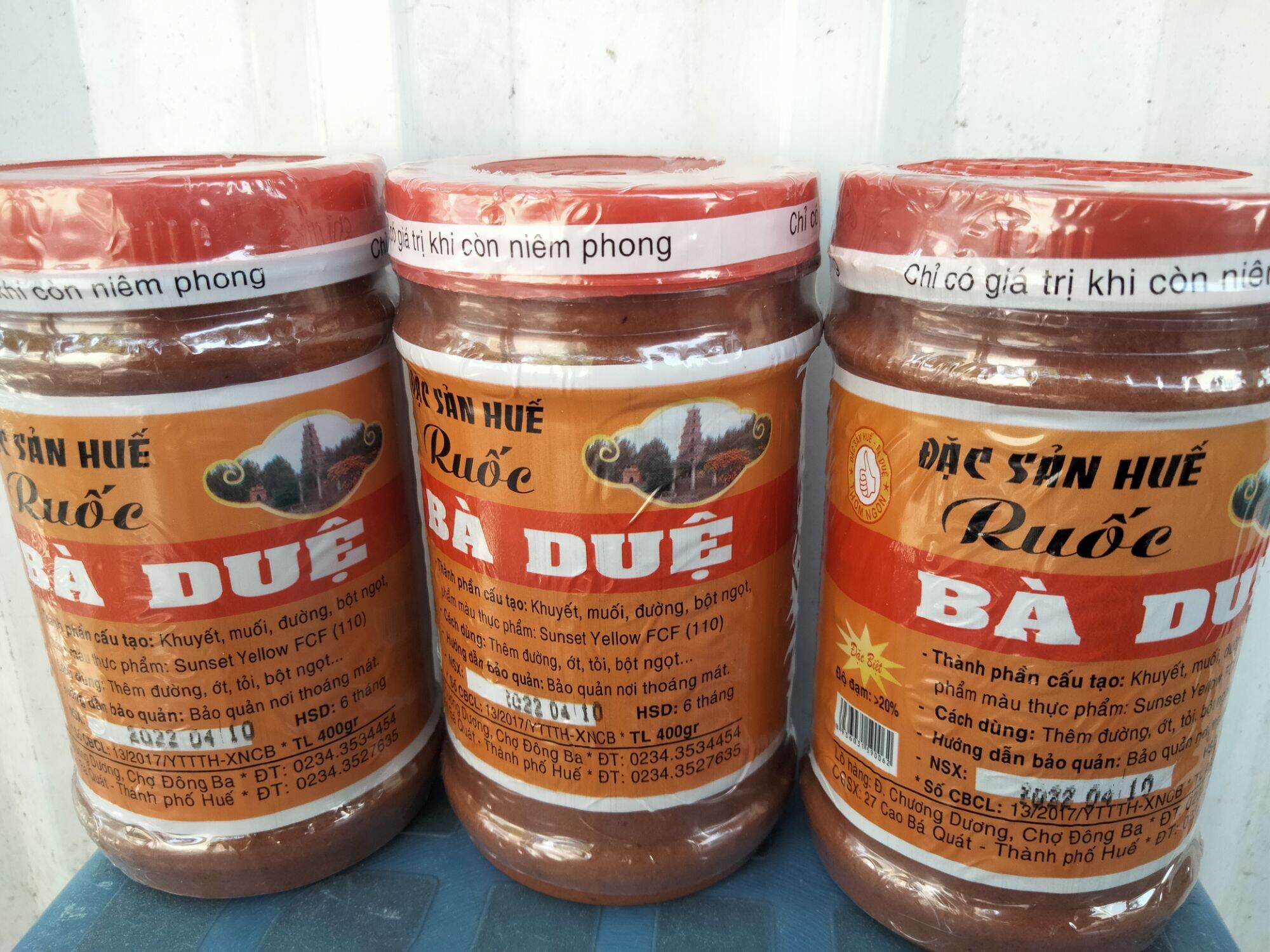 Mắm ruốc Bà Duệ 400g