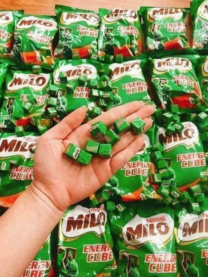 Gói 100viên kẹo Milo Cube thái lan