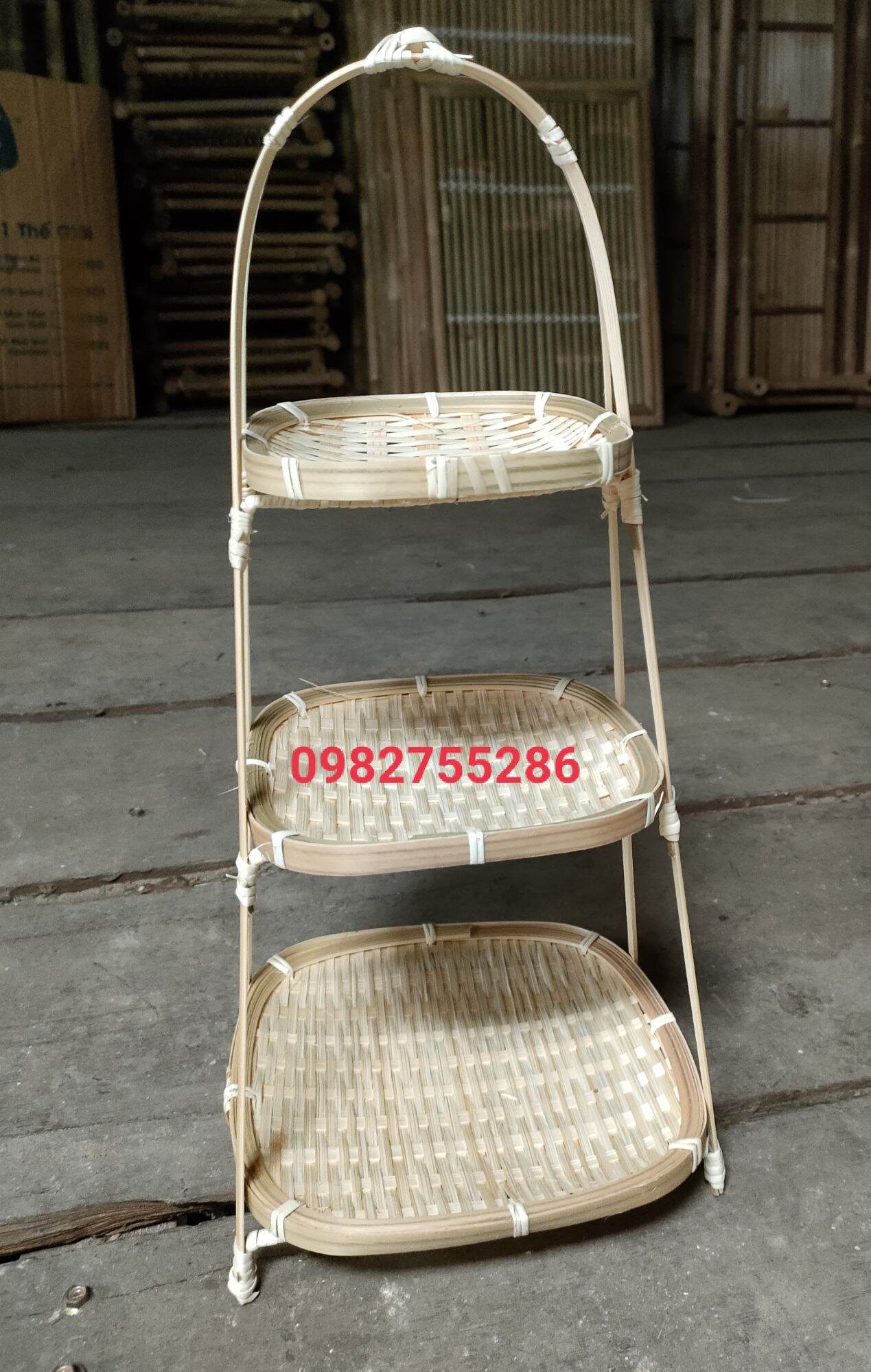 mẹt tre 3 tầng (vuông)