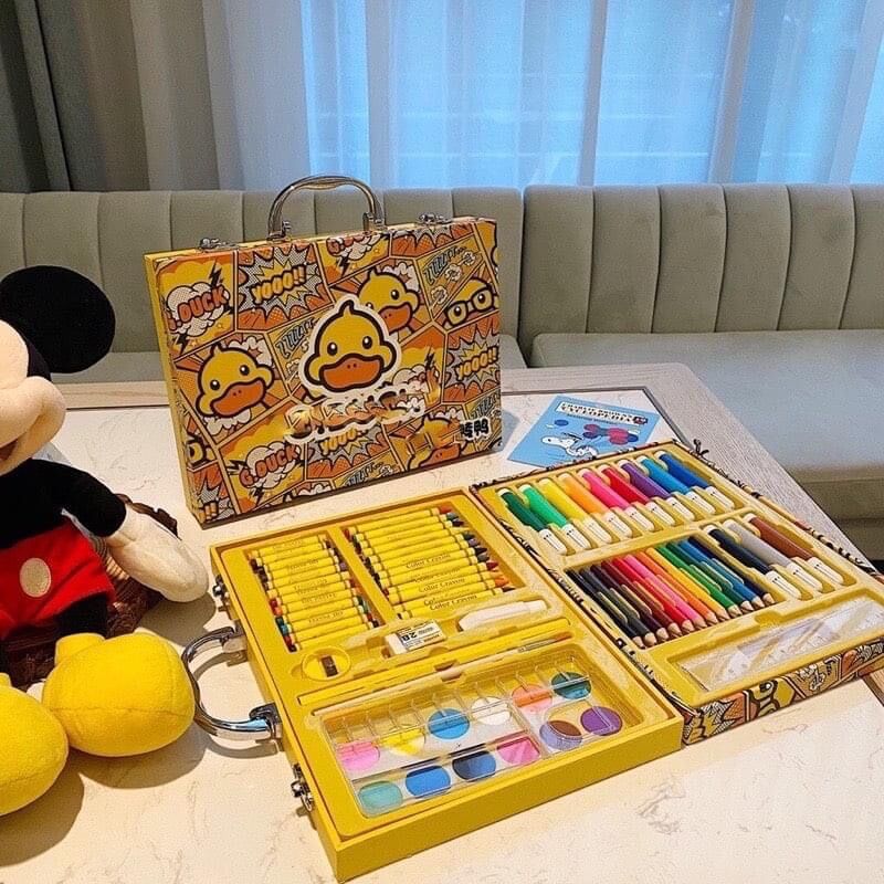 Bộ bút màu vịt vàng gduck 67 chi tiết 🦆 💵 #159k