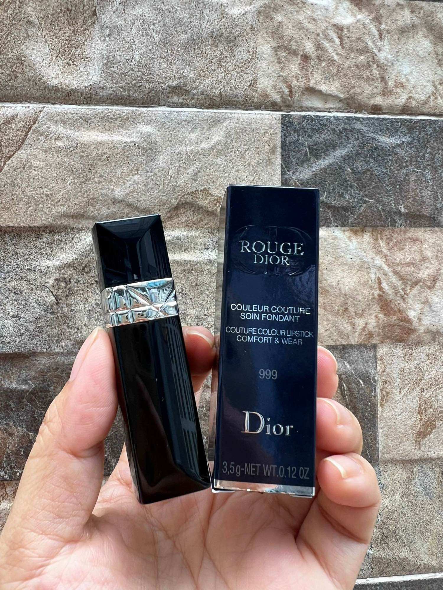Son Dior Rouge 999 icion velvet Full Size 3.5gram.Màu đỏ