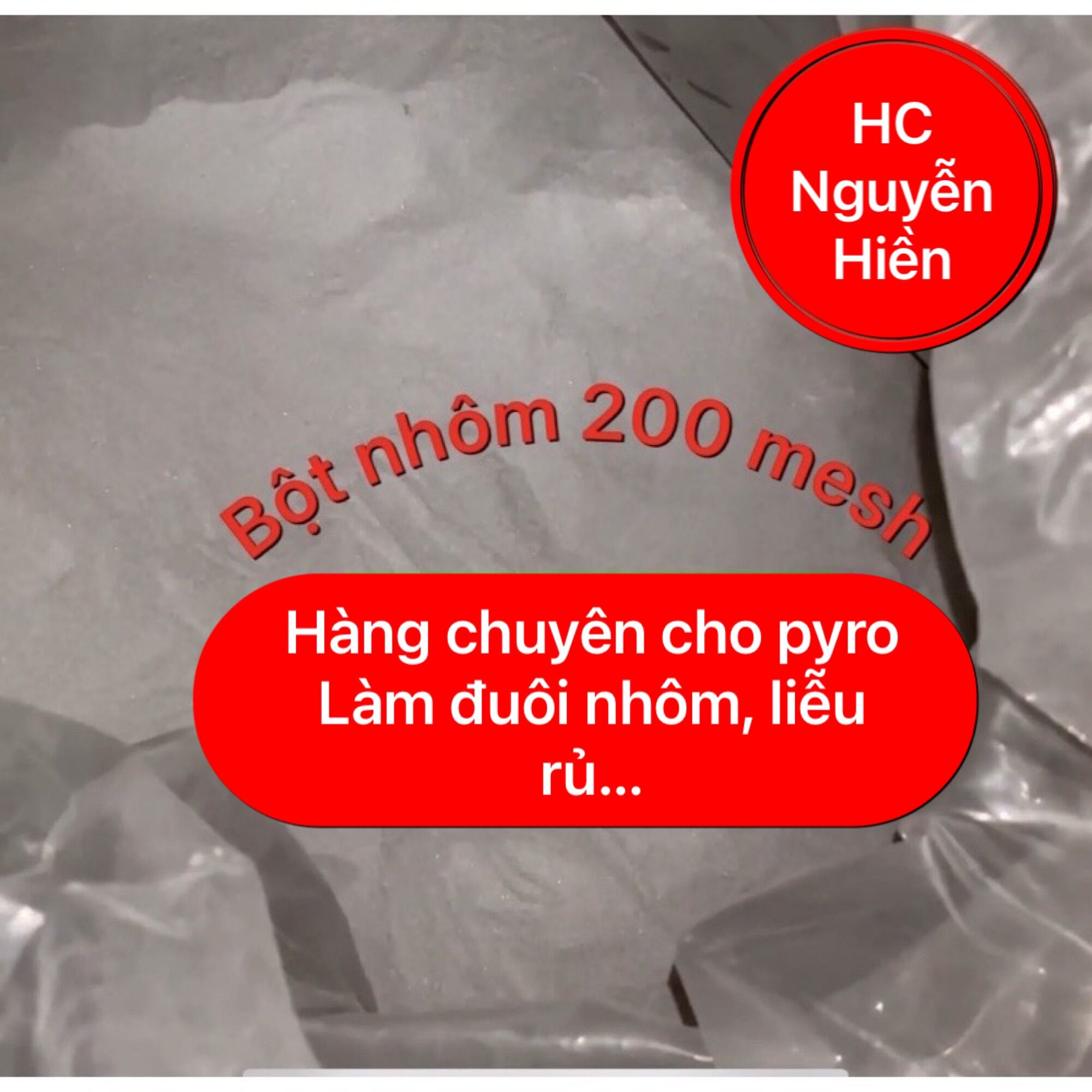 200g bột Nhôm aztomid - al bột 200 mesh- hàng chuyên dụng