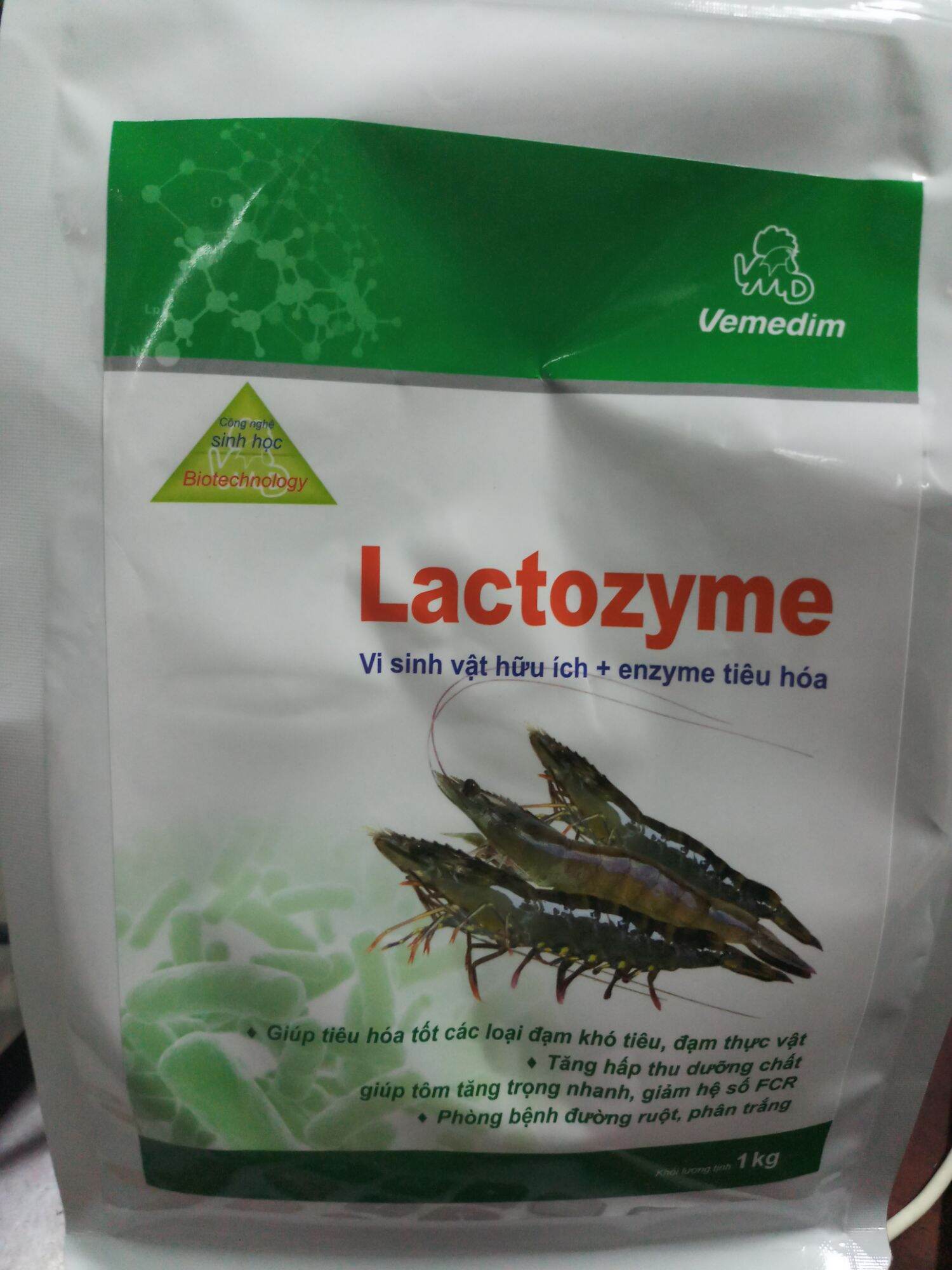 Lactozyme 1kg v i s inh v ật hữu í ch và en zyme t iêu h óa men tiêu hóa