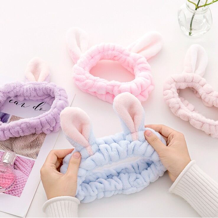 Băng đô turban rửa mặt siêu dễ thương