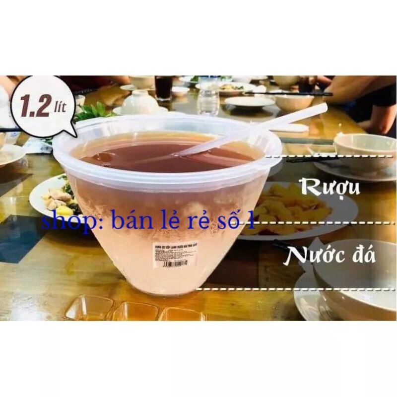 Rượu, bát đựng rượu ướp lạnh bằng nhựa Việt Nhật cao cấp, bền đẹp