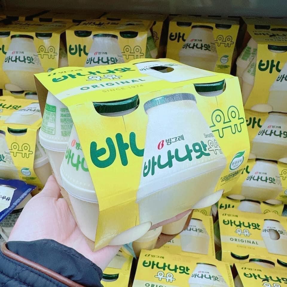 Sữa chuối Biggrae dạng Chum Hàn Quốc