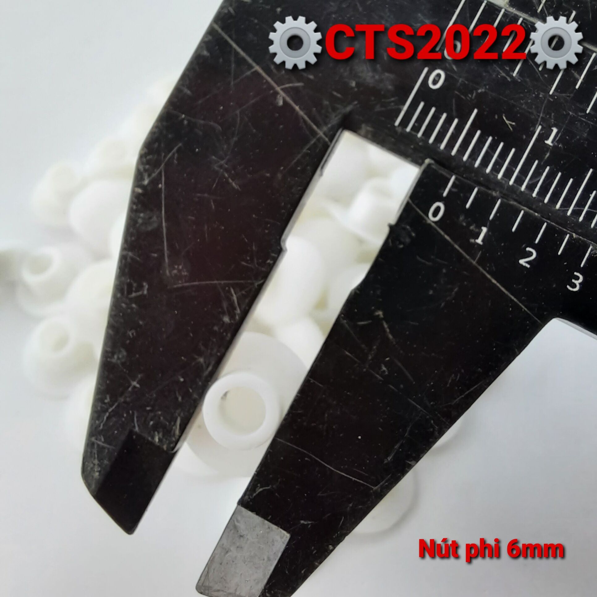 10 Nút nhựa bịt lỗ phi 6mm