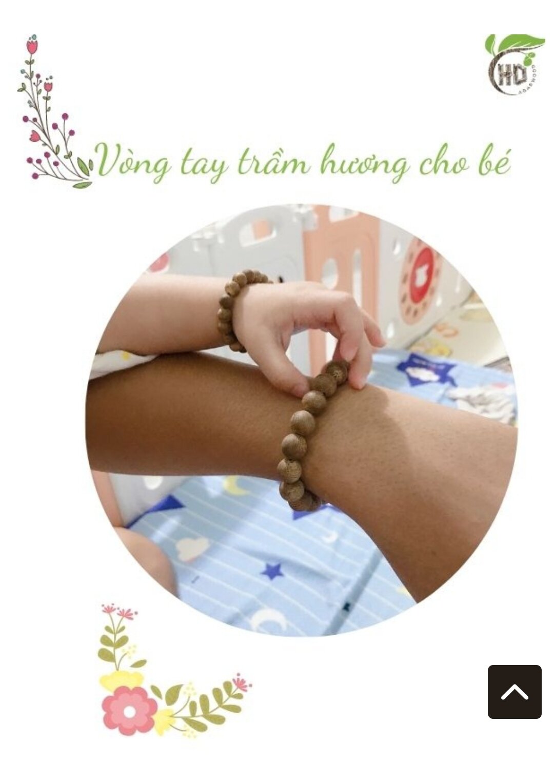 VÒNG TRẦM HƯƠNG CHO BÉ