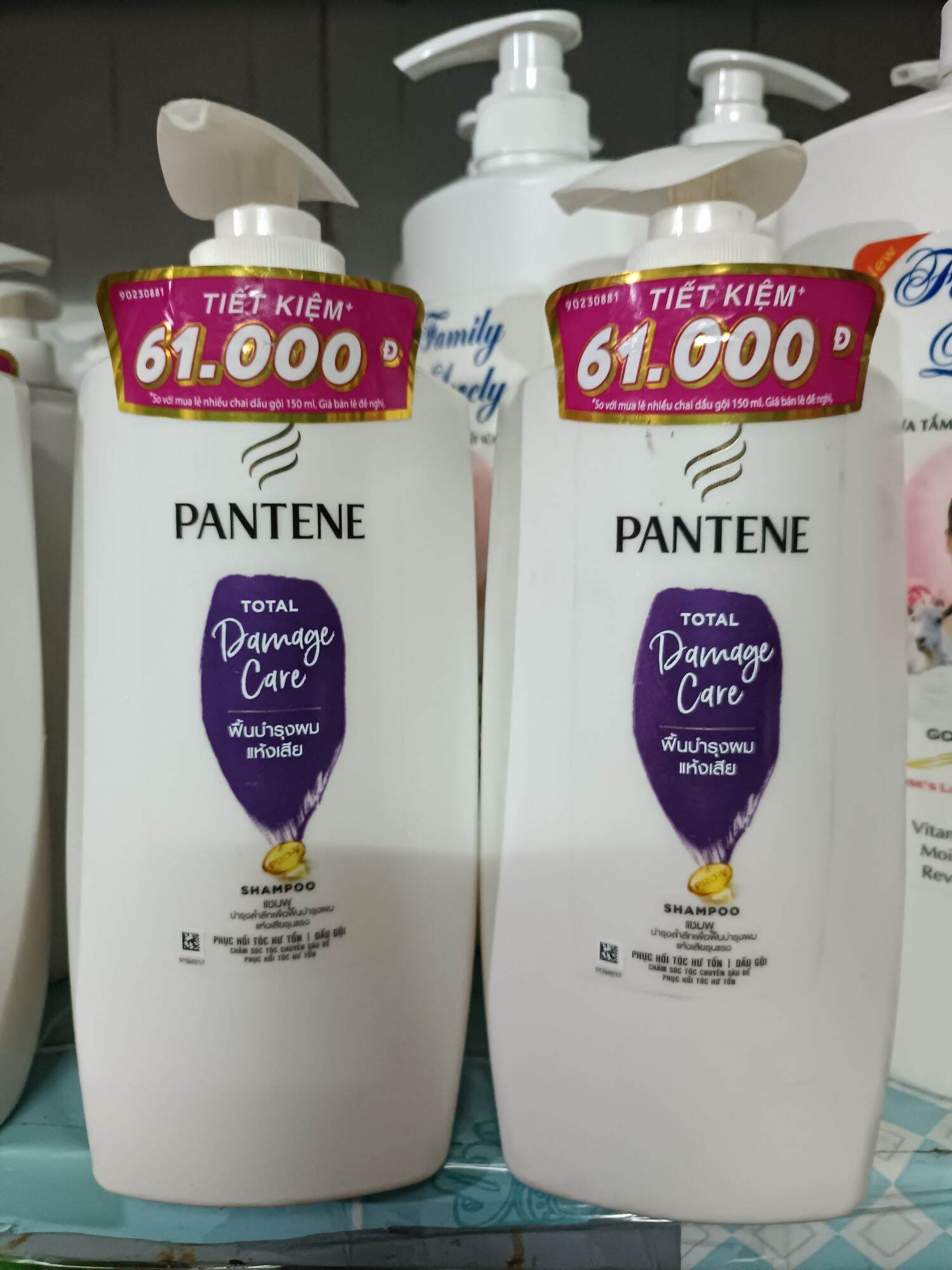 Dầu gội Pantene Total Damage Care 900ml