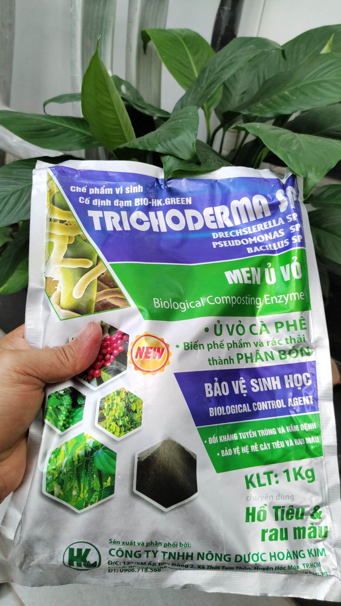 Gói 1kg Nấm Đối Kháng TRICHODERMA SP  (6 tỉ bào tử)