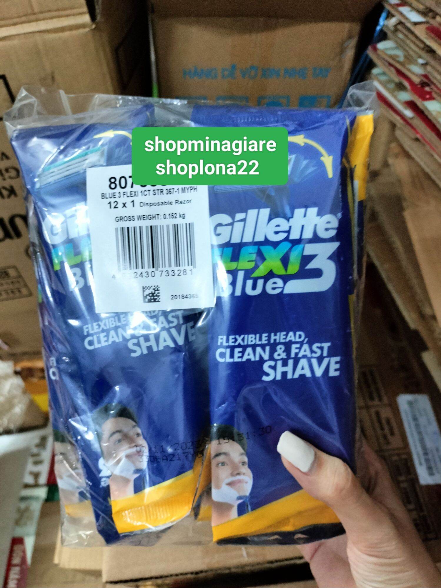 Dao cạo Gillette Flexi Blue 3 - 1 cây