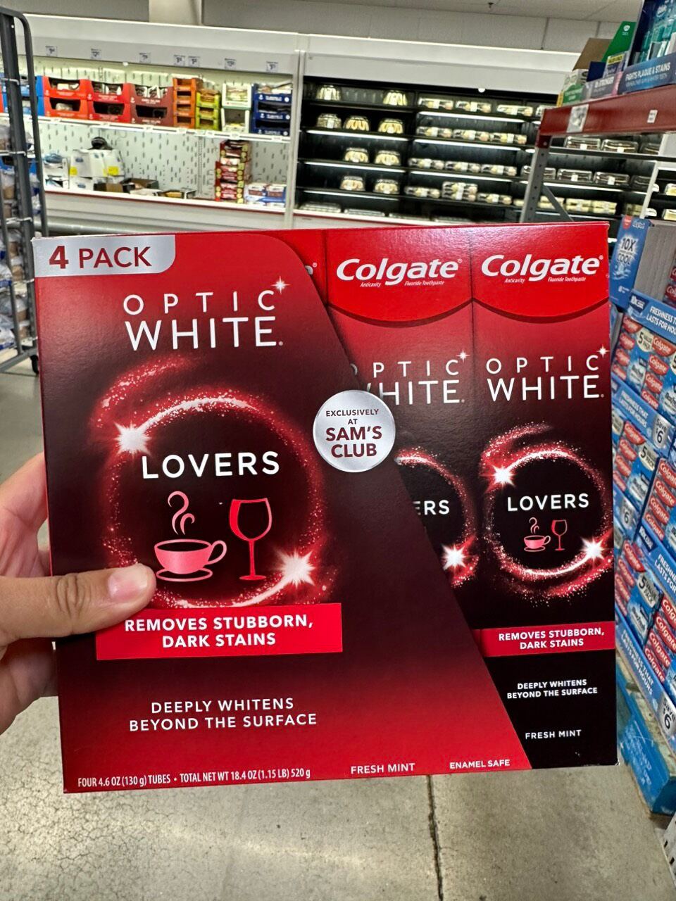 1 tuýp Kem đánh răng Colgate Optic White Renewal (130g) - Hàng Mới