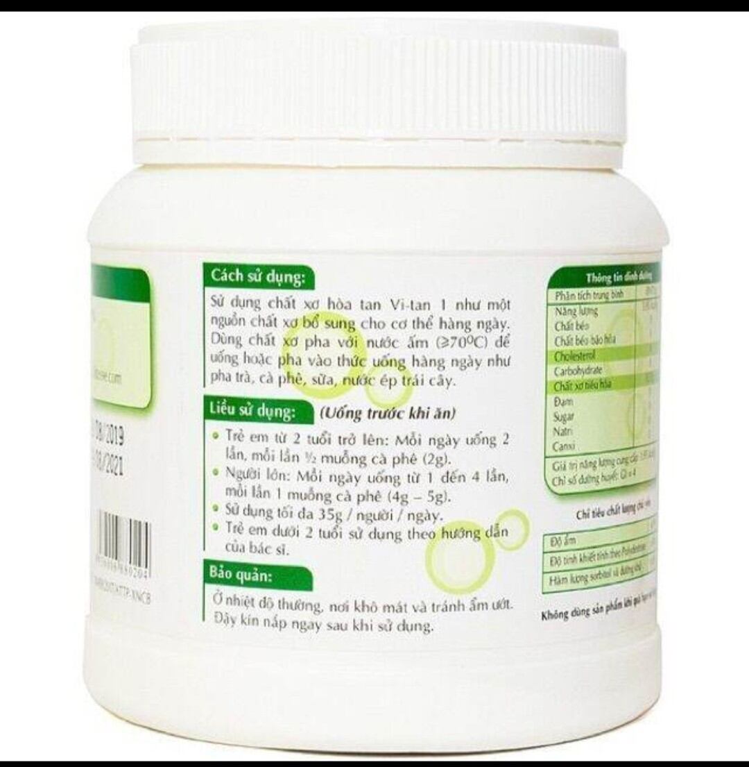 [HCM]Chất xơ hòa tan Vi-tan1( 200g)