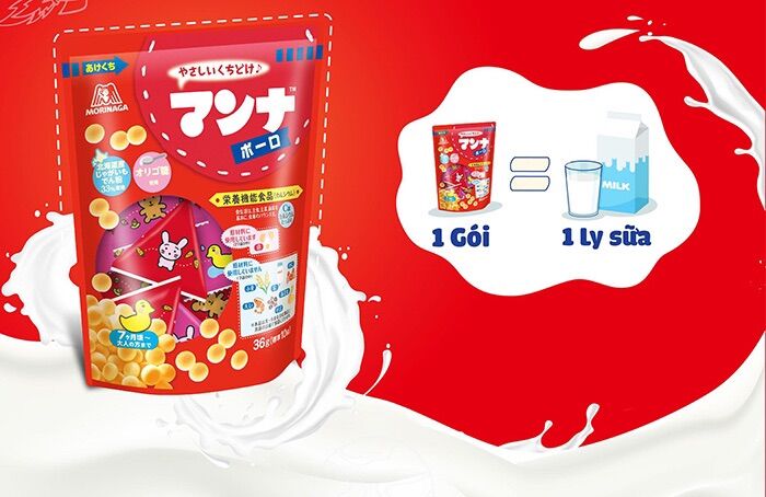 Bánh Trứng Morinaga Manna Bolo (36g)