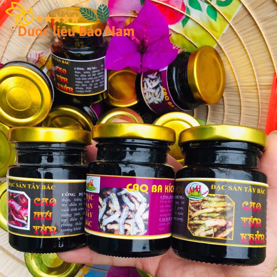 Set 3 lọ cao ba kích tím
