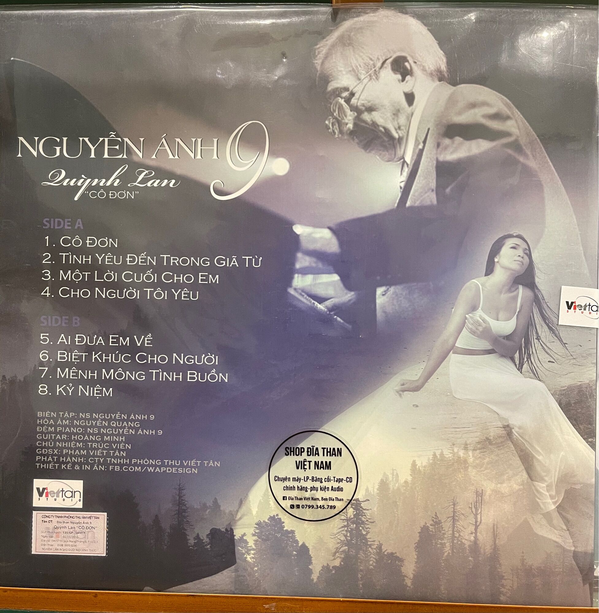 Đĩa than Nguyễn Ánh 9 - Quỳnh Lan - Cô Đơn