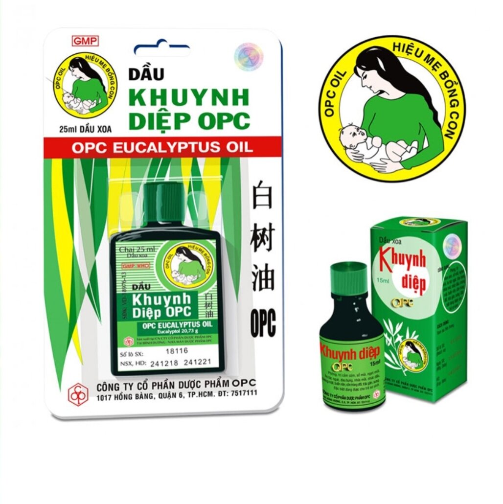 Chính Hãng OPC DẦU KHUYNH DIỆP CHAI 25ml