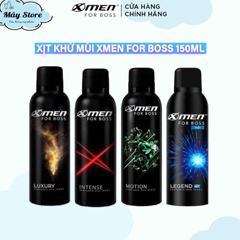 Xịt khử mùi X-Men For Boss hương nước hoa 150ml