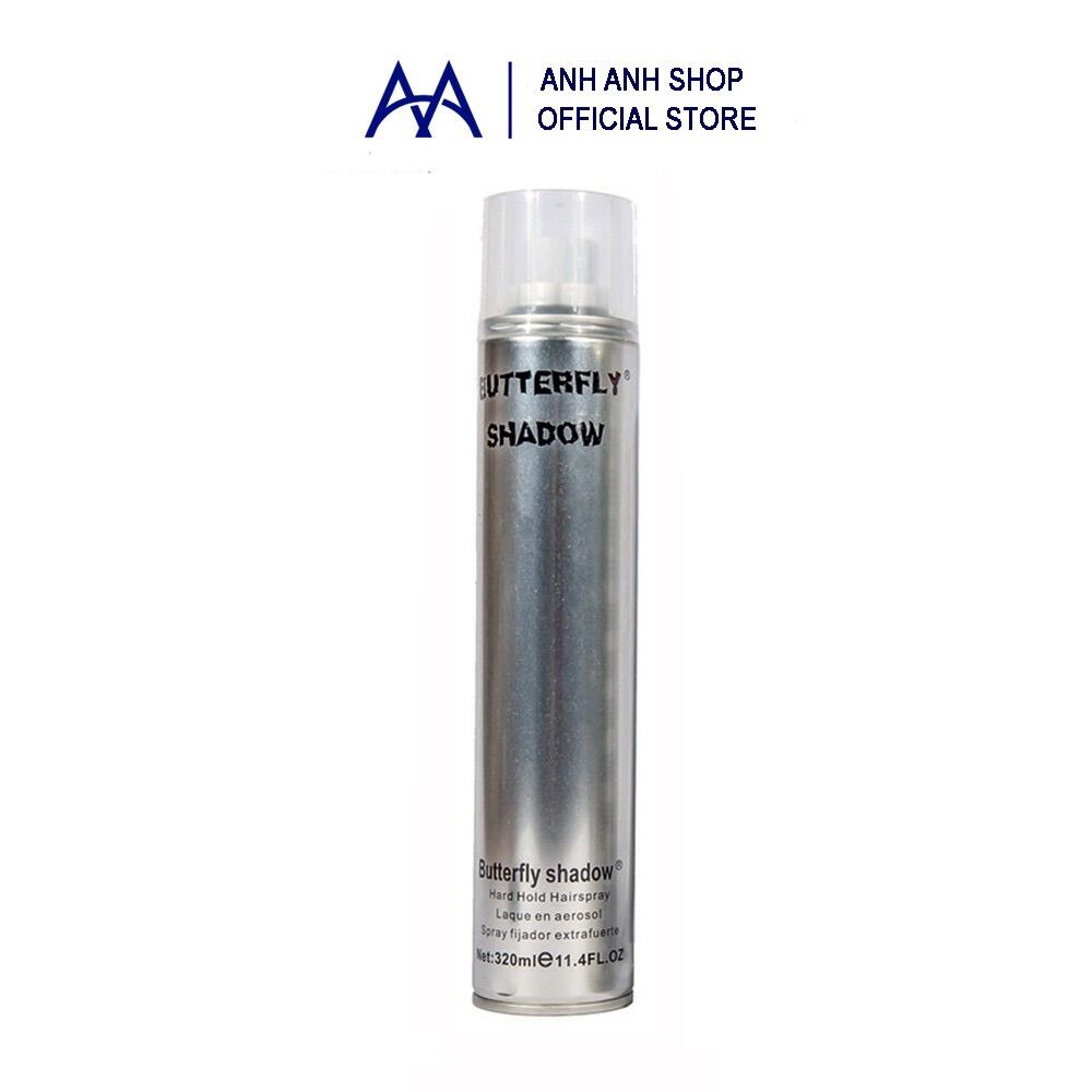 Gôm xịt tóc nam chính hãng Butterfly Shadow 150ml 320ml 600ml