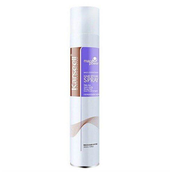 Gôm xịt tóc giữ nếp cứng karseell maca essence hair styling spray 380ml
