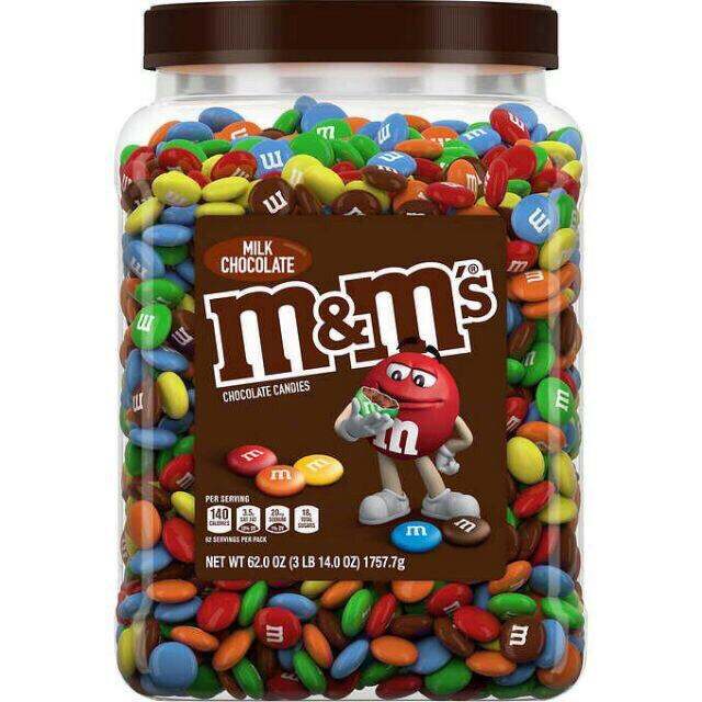 Socola sữa M&M Milk Chocolate của Mỹ hộp  1757gr