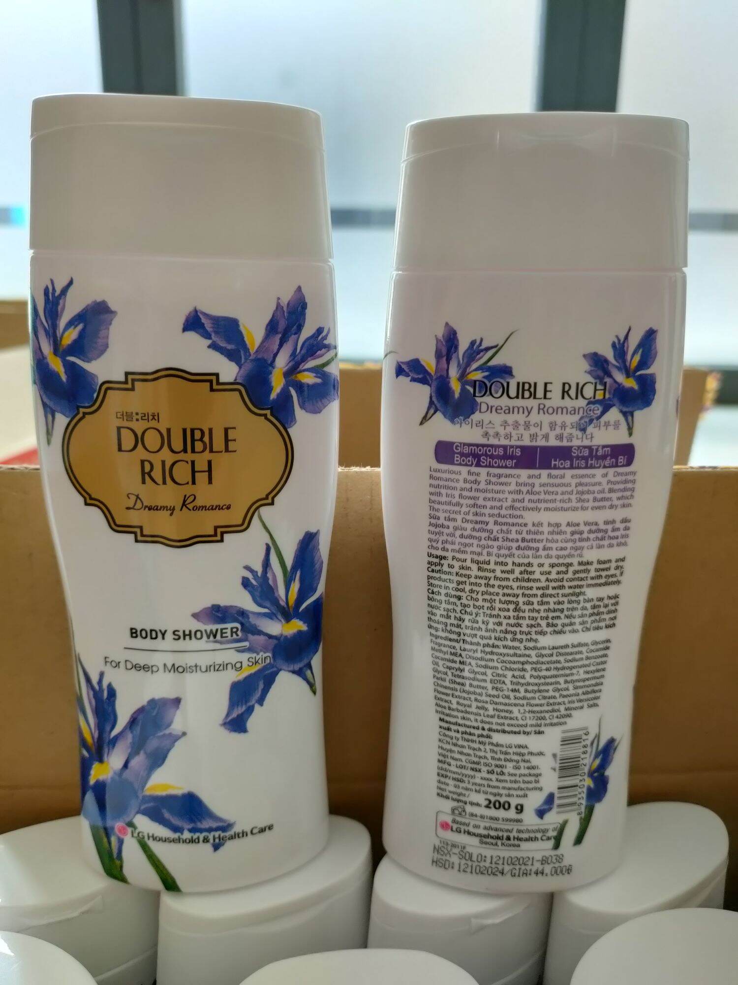 Sữa tắm double rich hương hoa iris 200g