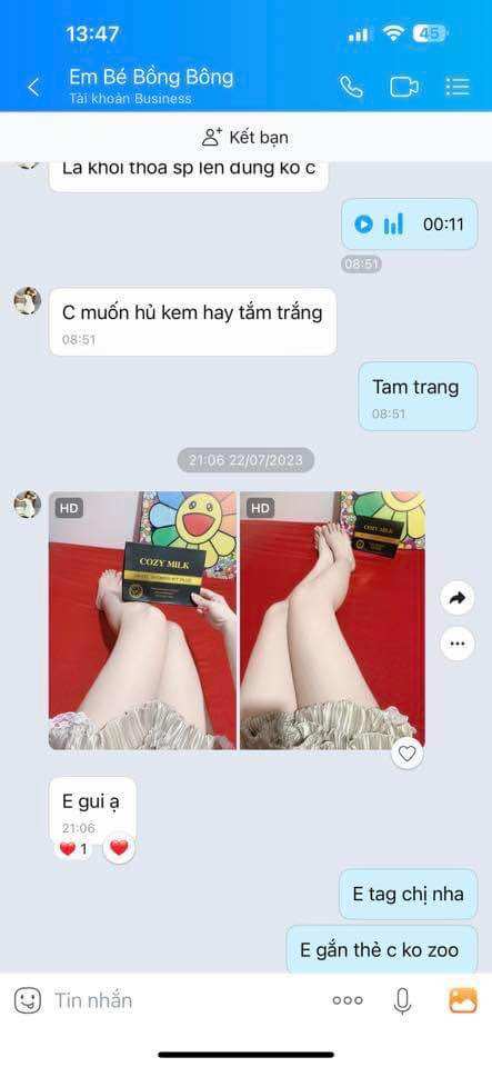 TẮM TRẮNG COZY PLUS