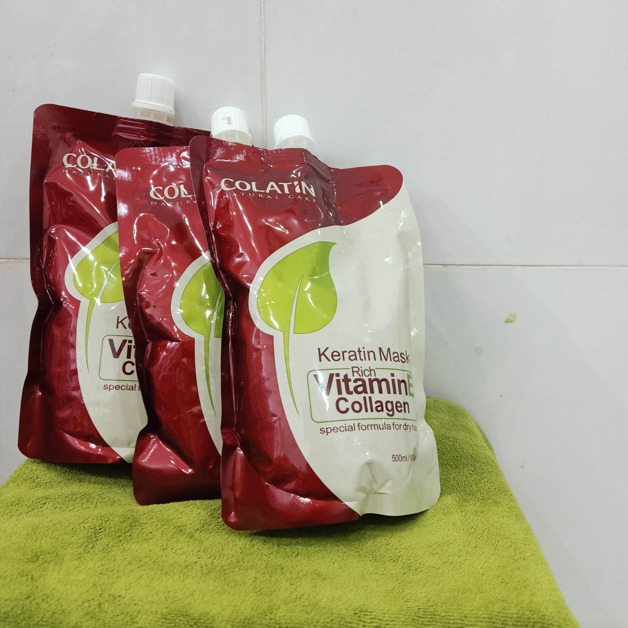 hấp phục hồi keratin + collagen COLATIN