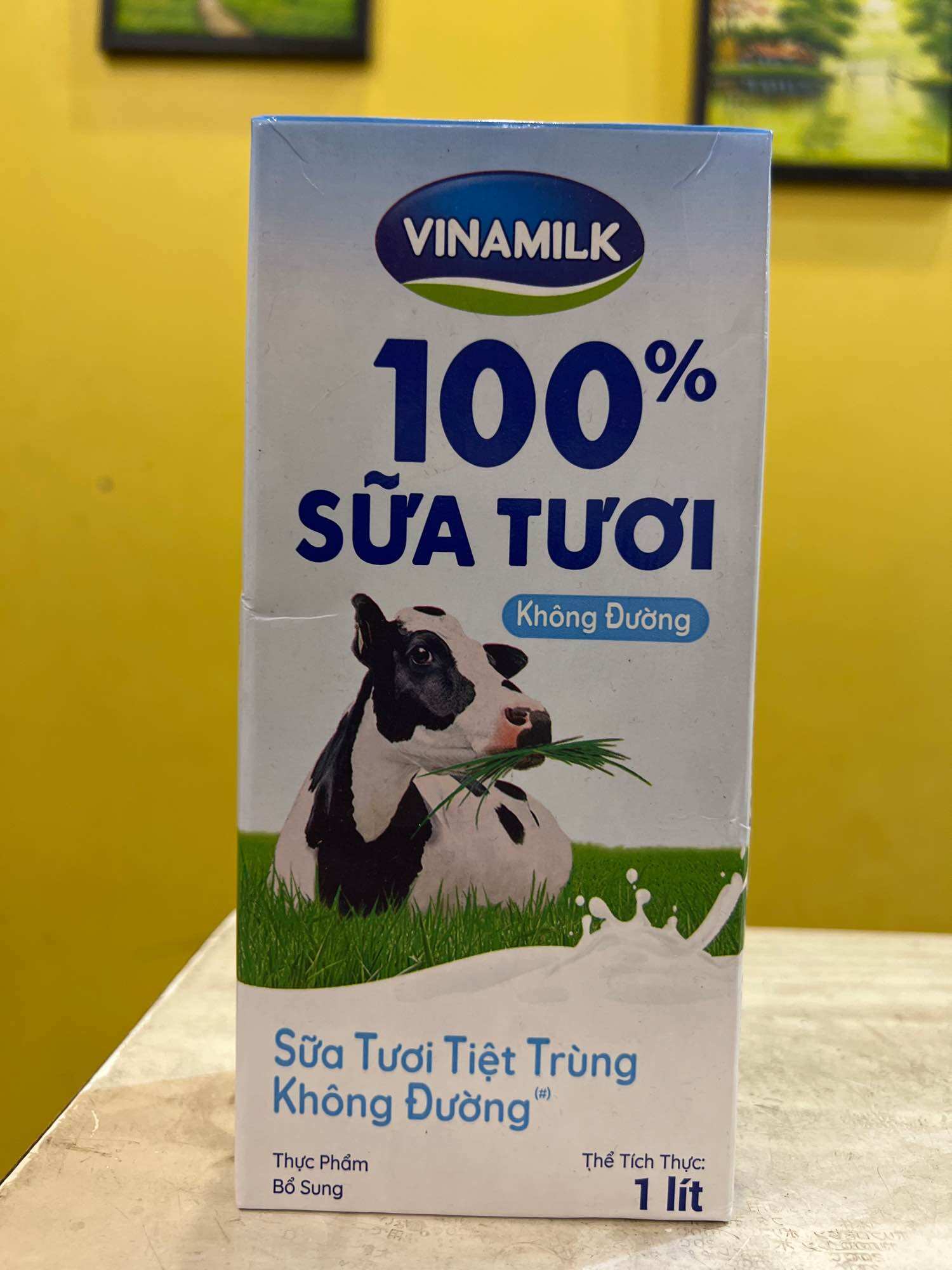 Sữa tươi Vinamilk không đường