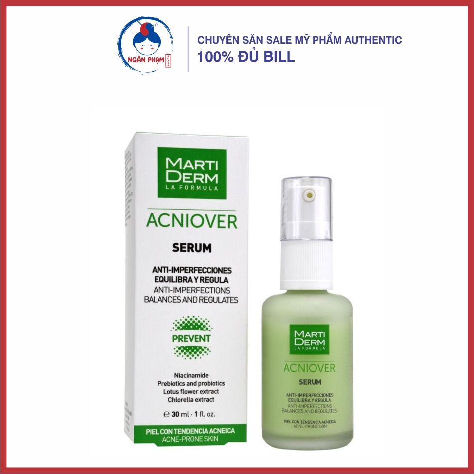 Tinh chất Acniover Serum giảm mụn & kiểm soát nhờn 30ml