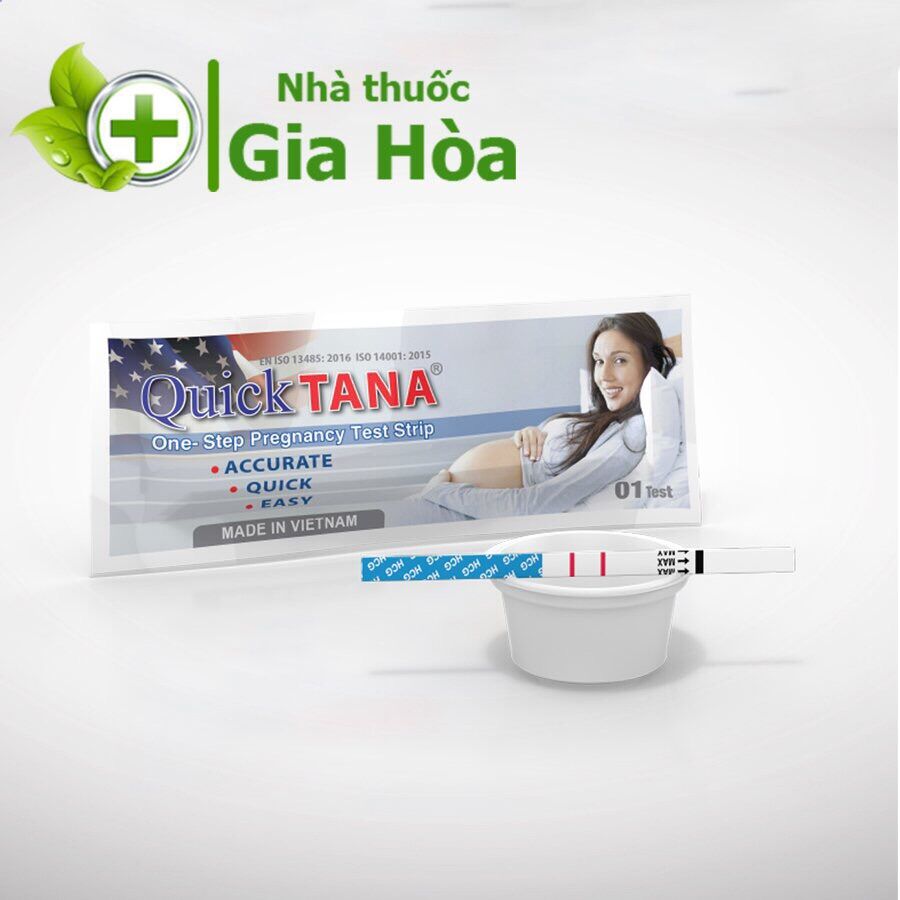 Que thử thai / Dụng cụ test phát hiện thai sớm Quicktana