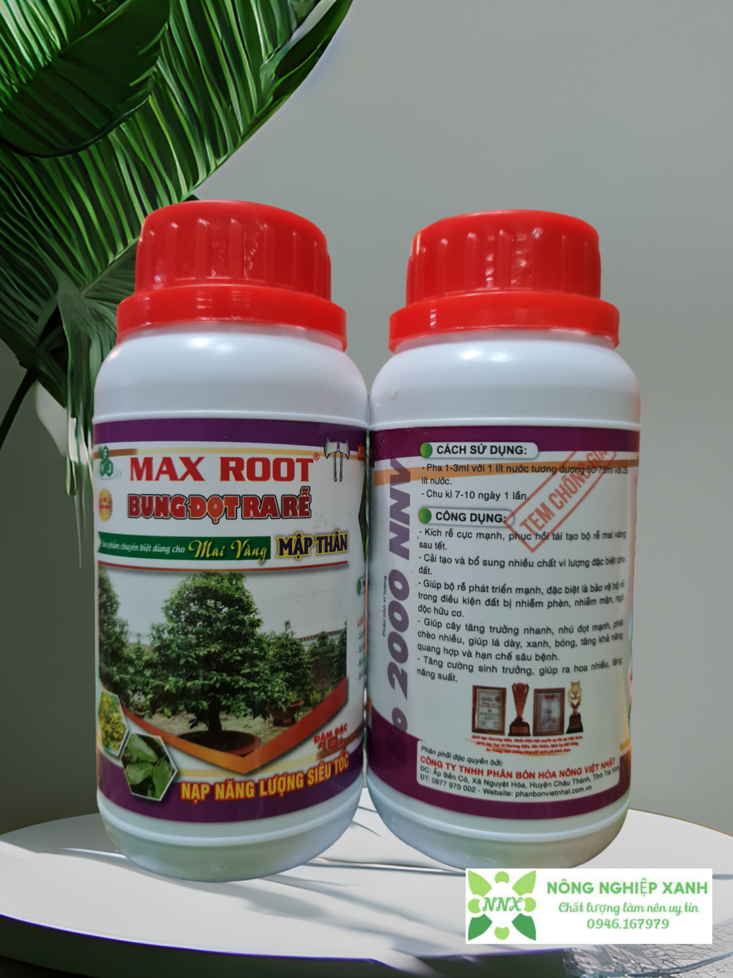 Bung đọt ra rễ max root 250ml - sản phẩm chuyên biệt dùng cho mai vàng