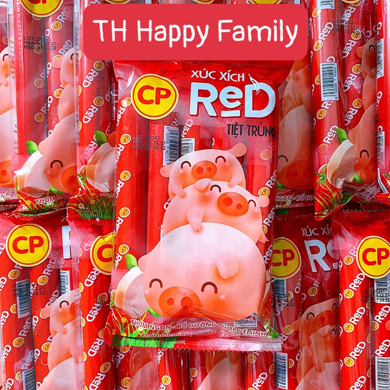 Combo 5 bịch Xúc Xích Heo CP 40g ( bịch 5 cây)