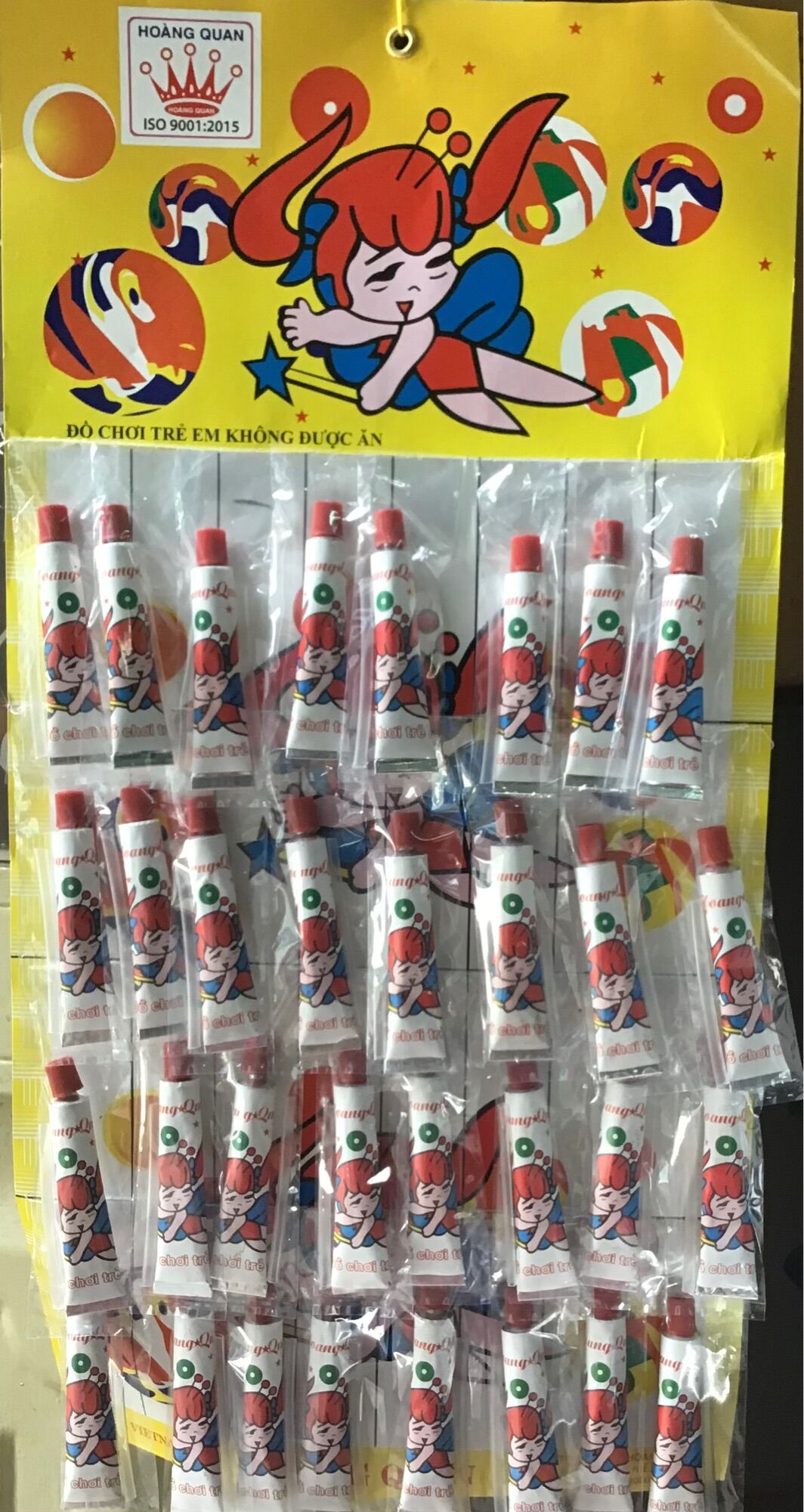 Vỉ KEO BONG BÓNG 32 tuýp