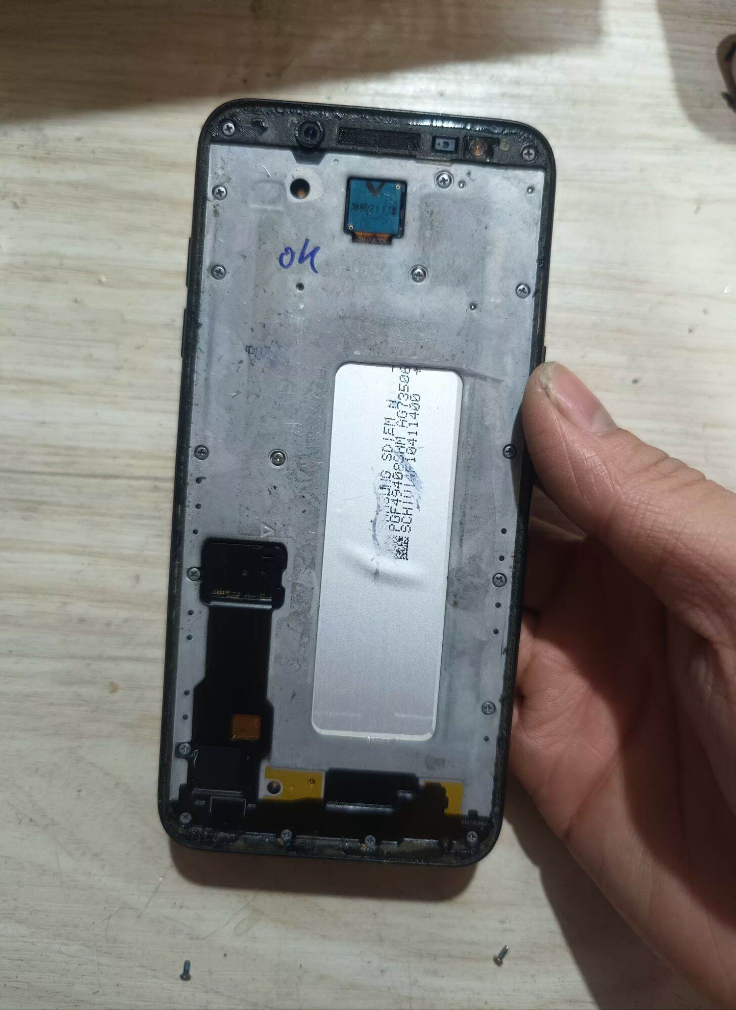 cụm samsung A6 plus sống zin hư màn hình