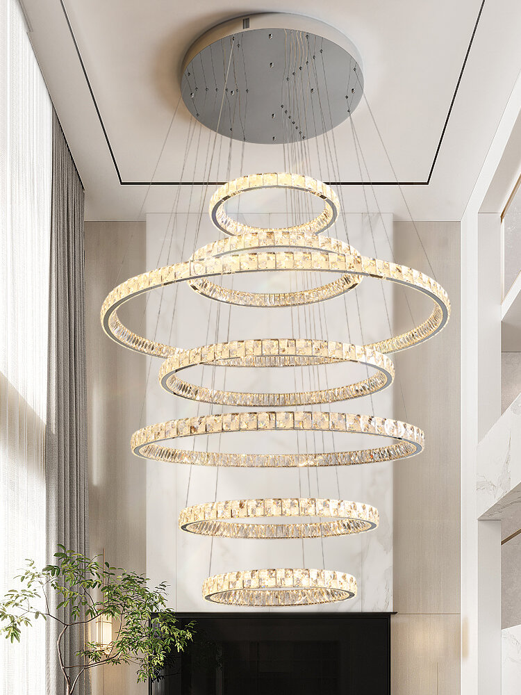 Modern Simple Luxury Crystal Chandelier Lighting Giá 23,218,000 Đồng*Miễn phí vận chuyển
