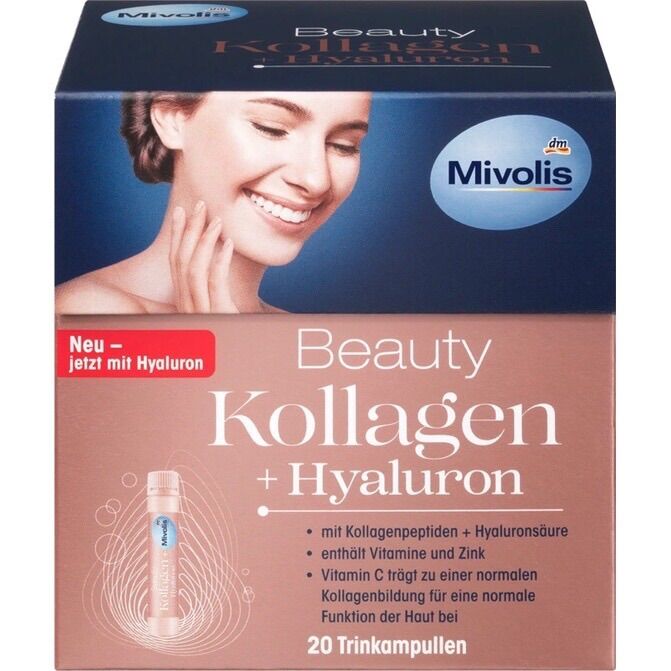 Collagen Thuỷ Phân Mivolis Beauty Kollagen Hyaluron collagen dạng nước