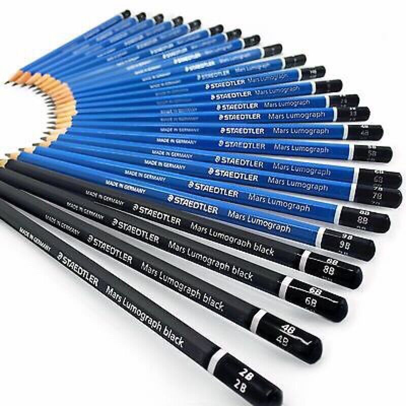Chì Đức Staedtler Mars Lumograph Black Pencil - 2B, 4B,6B,8B