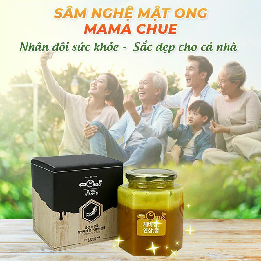 Sâm nghệ mật ong mama chue hq mua 1 tặng 1