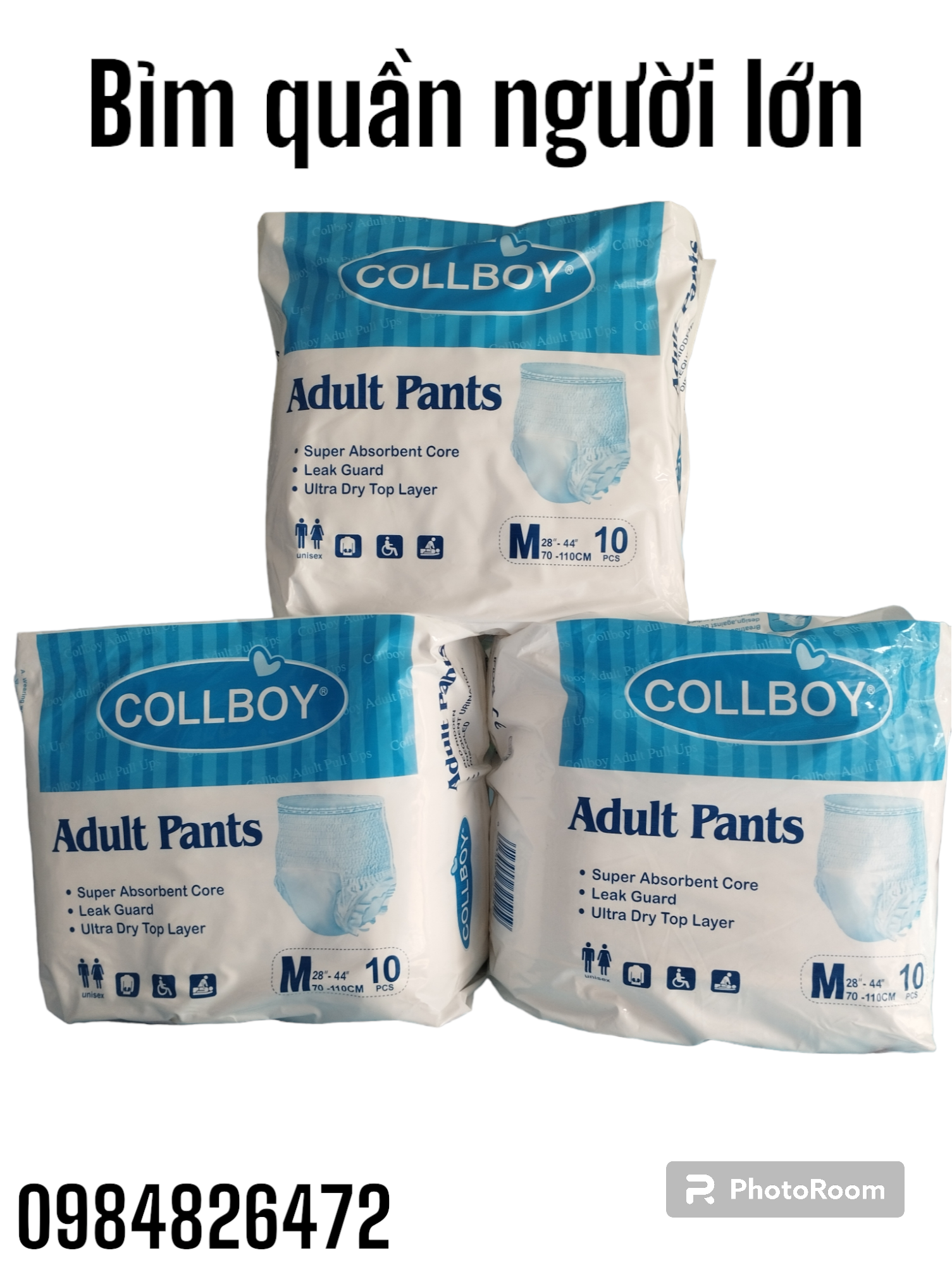 Bỉm quần người già 100 miếng size m, l từ 40_70kg mỏng nhẹ và siêu thấm