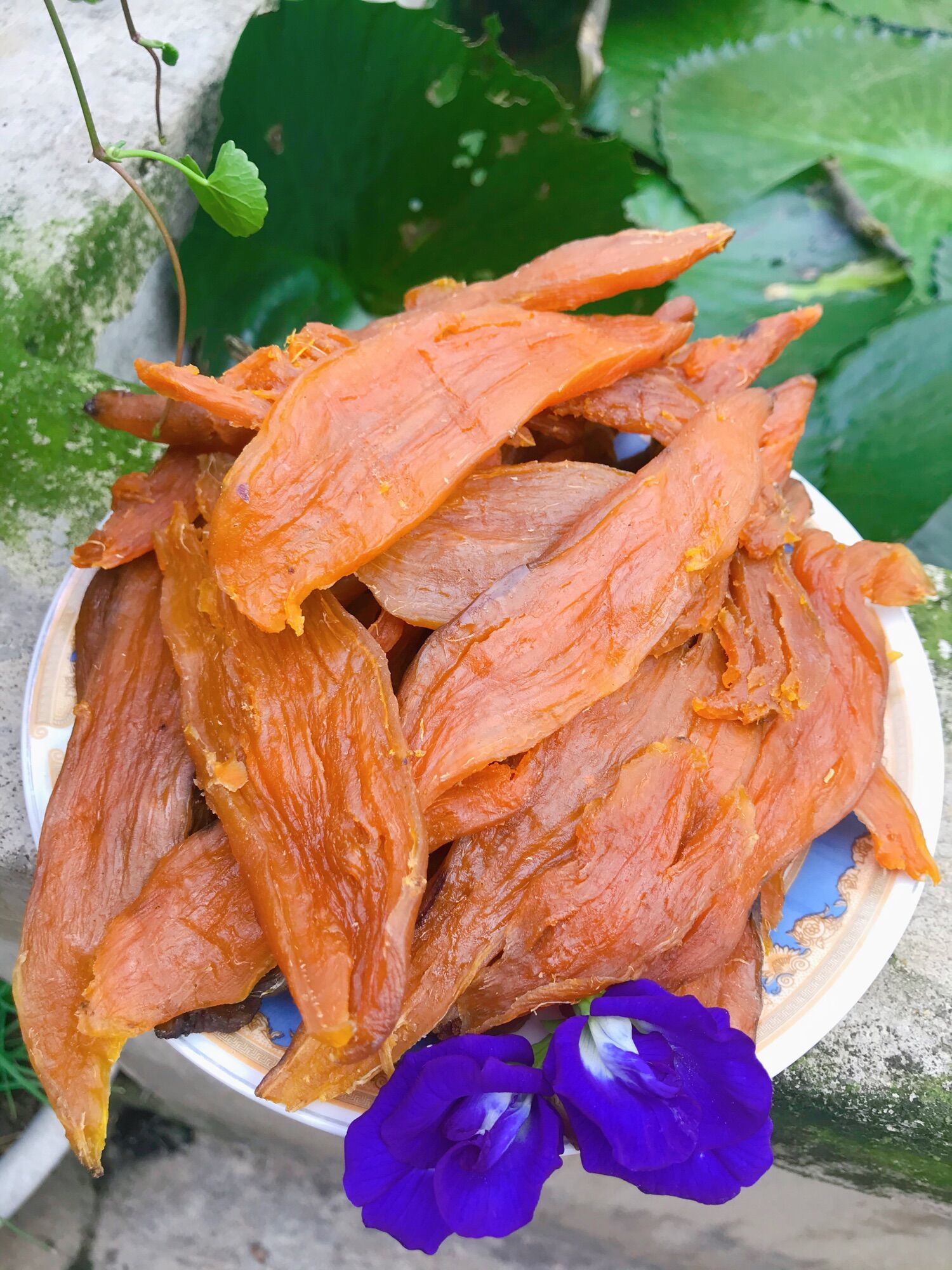 Khoai lang mật dẻo khô 1KG nhà làm