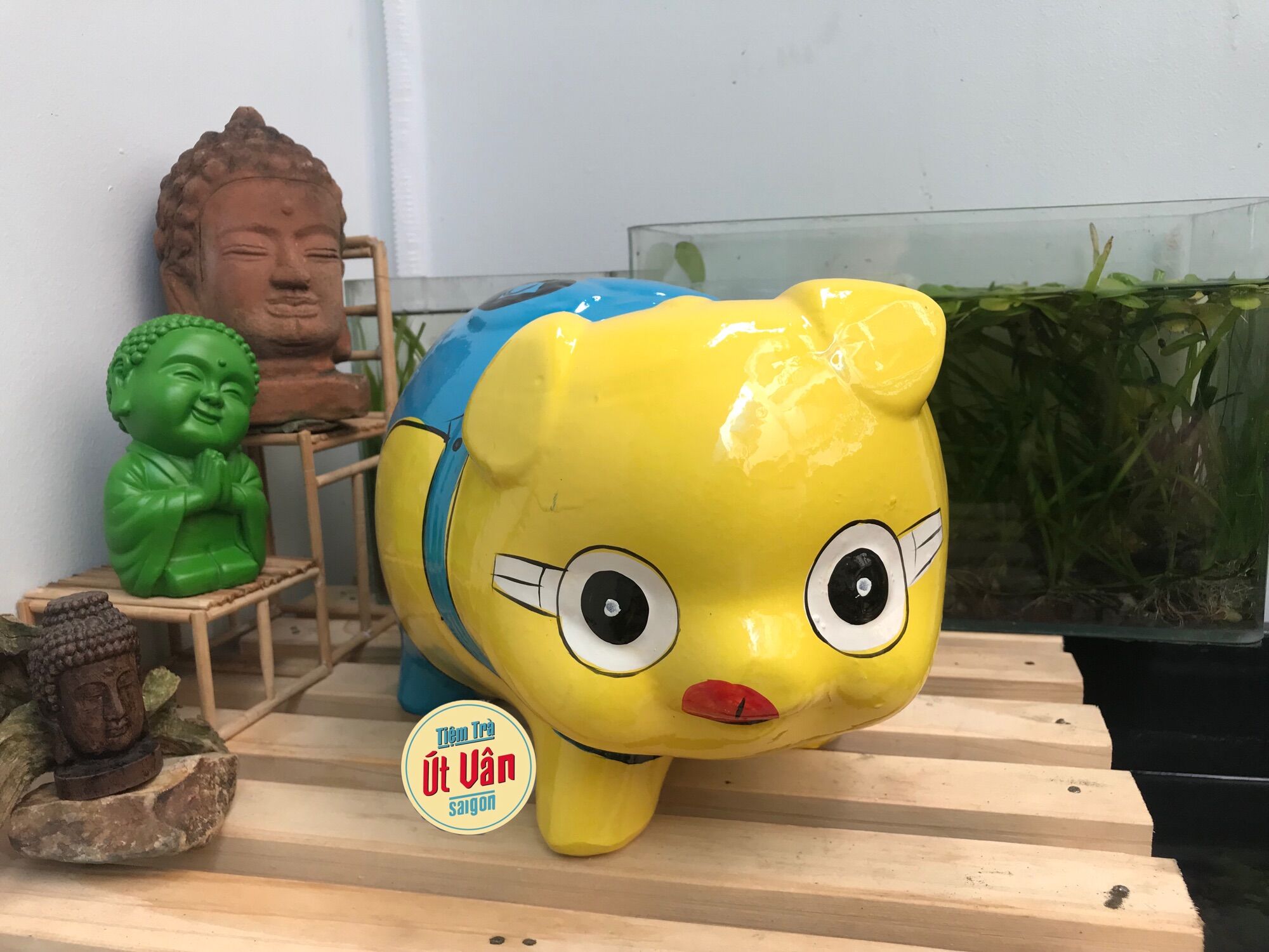 Heo đất tiết kiệm Minion size XL ( 28x18x20 )
