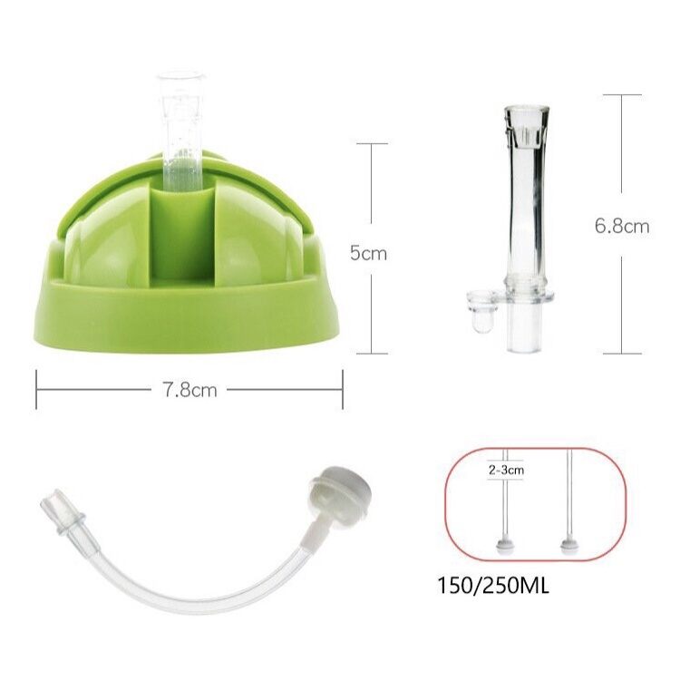 nắp tập hút cho bình sữa comotomo, dùng cả 2 size 150ml và 250ml