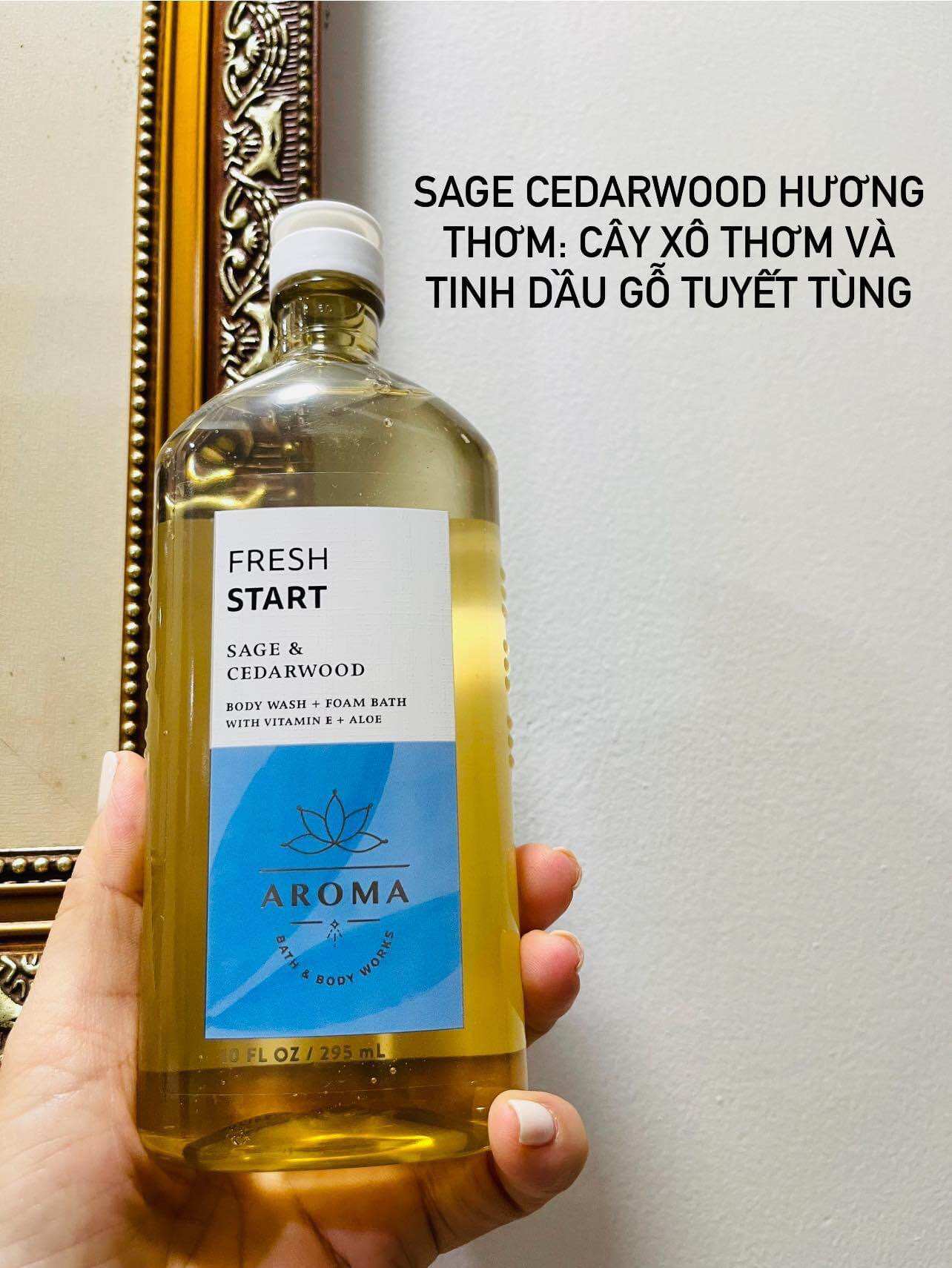 Sữa tắm thư giãn aroma của bath body works 295ml