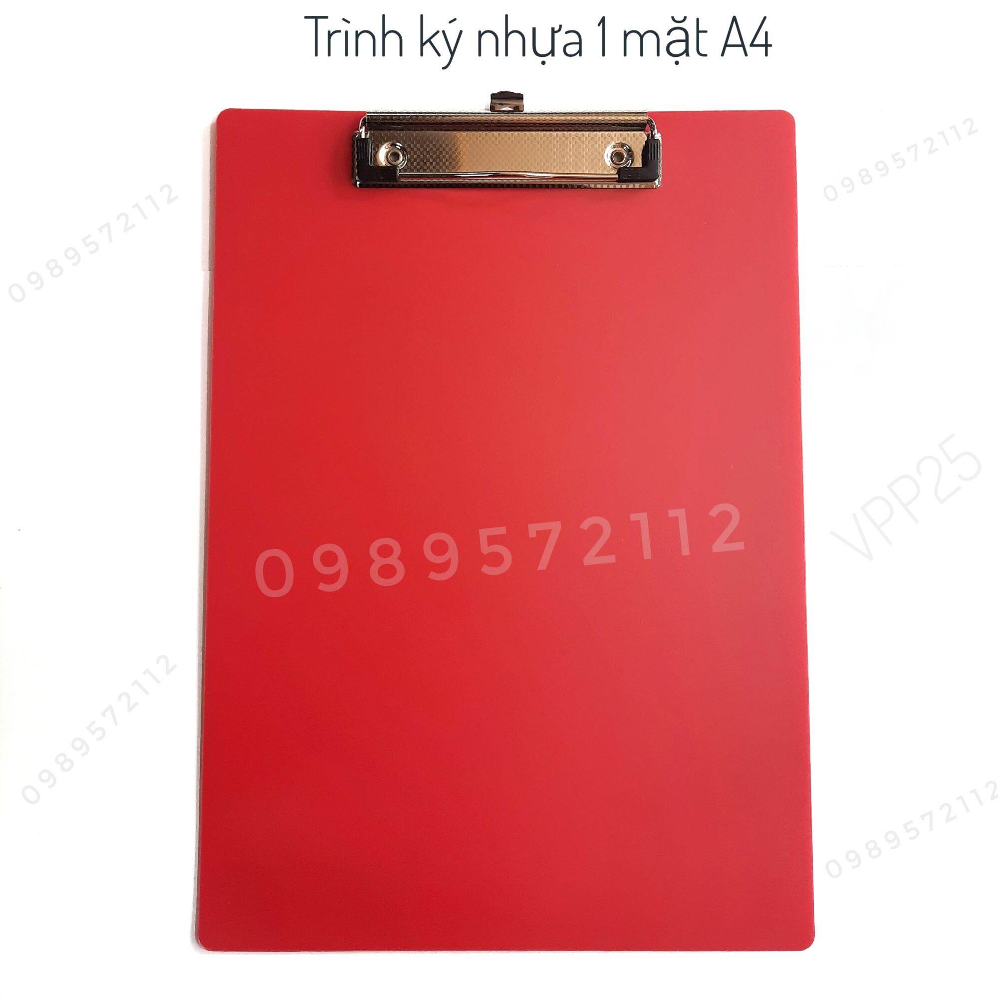Trình ký nhựa 1 mặt A4