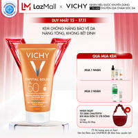 Kem chống nắng không nhờn rít SPF 50 UVA +UVB Vichy Capital Soleil Mattifying Dry Touch Face Fluid